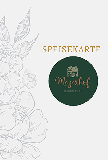 Meyerhof Speisekarte